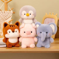 Soft Plush Animal Toys Assorted Animals Stuffed Dolls for Kids