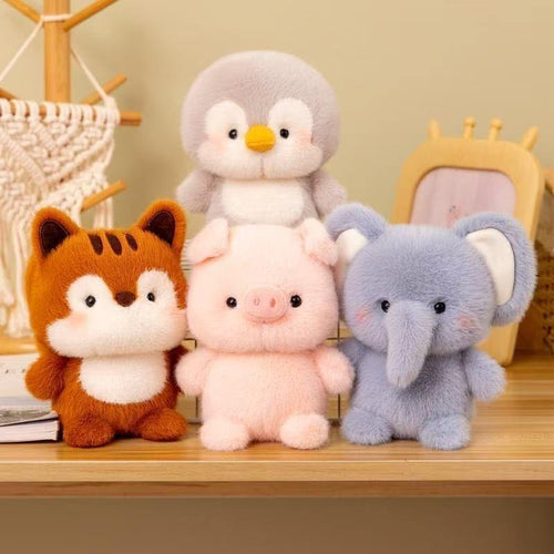 Soft Plush Animal Toys Assorted Animals Stuffed Dolls for Kids