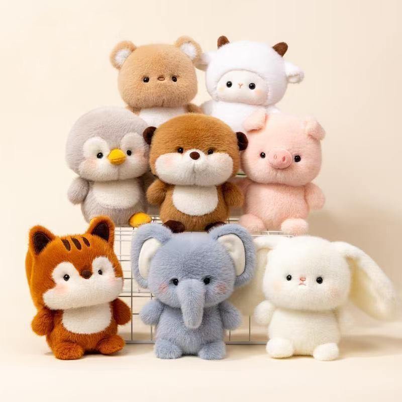 Soft Plush Animal Toys Assorted Animals Stuffed Dolls for Kids